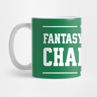 FANTASY FOOTBALL CHAMPION 2024 (black and white) Mug